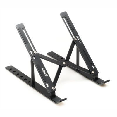 iggual Soporte elevador plegable portatil 17 negro