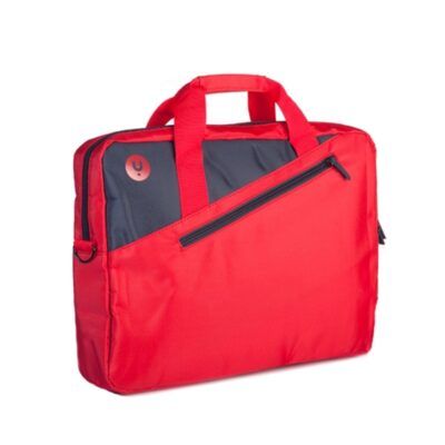 MONRAY Maletin Portatil 15,6" Bolsillo Ext. Rojo