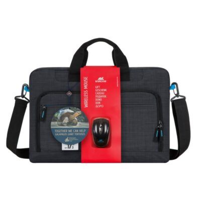 RIVACASE 8058 Bundle maletin 17,3" + ratOn inal.