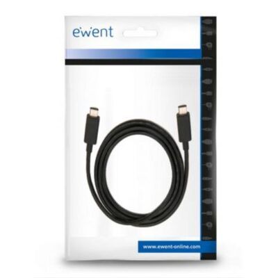 Ewent Cable USB-C Carga Rapida 60W 10Gbps,4K 1m