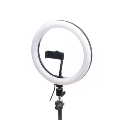 iggual Kit Aro luz LED 10" + Tripode 200 cm