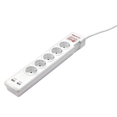 Salicru SPS SAFE 5+ Regleta con ProtecciOn 5 Tomas