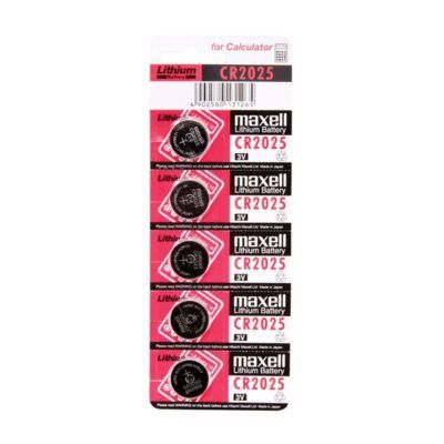 Maxell Pila BotOn Litio CR2025 3V Blister*5