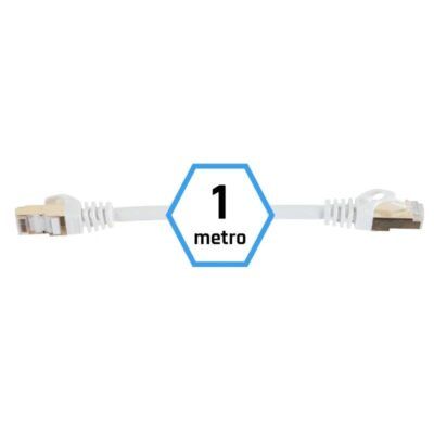 iggual Latiguillo CAT7 SFTP LSZH 1 metro blanco