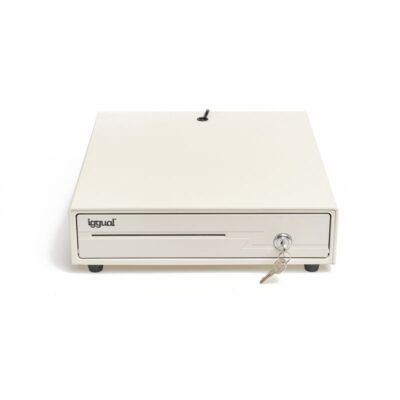 iggual CajOn portamonedas IRON-10W 38cm 4+6 blanco