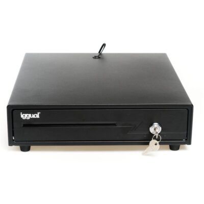 iggual CajOn Portamonedas IRON-10 38cm 4+6 negro