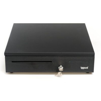 iggual CajOn Portamonedas IRON-50 42cm 5+8 negro