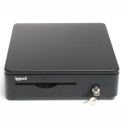 iggual CajOn Portamonedas IRON-10R 38cm 4+5 negro