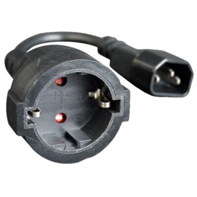 Gembird Cable AlimentaciOn Adap. C14(M) a Schuko(H