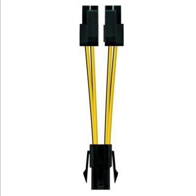 Nanocable Cable AlimentaciOn 4PIN/H-4+4PIN/M, 15 c