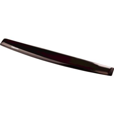 Fellowes Reposamu?ecas teclado gel Crystal Negro