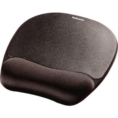 Fellowes Alfombrilla reposamu?ecas Memory NEGRO
