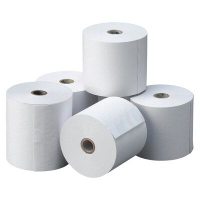 Rollo Papel TErmico 80X80X12 MM Pack 6 Uds sin BPA