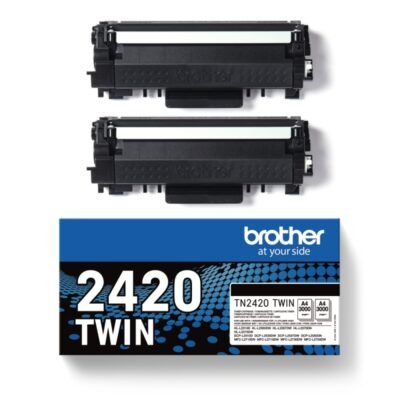 Brother TOner TN2420TWIN Negro Pack 2 uds