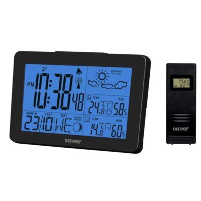 Denver WS-530 EstaciOn meteorolOgica int/ext BLACK