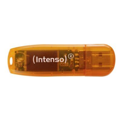 Intenso 3502490 Lapiz USB 2.0 Rainbow 64GB Naranja
