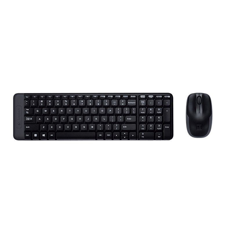 Logitech MK220 Teclado +RatOn Inalambrico 2.4GHz