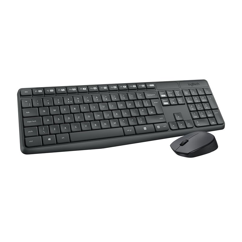 Logitech MK235 Teclado y ratOn Inalambrico Gris