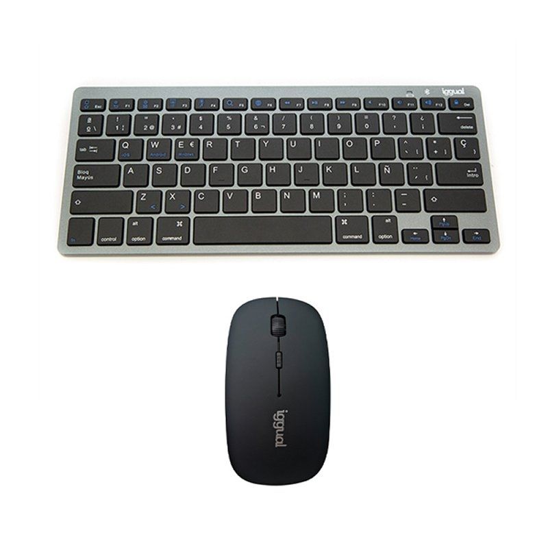 iggual Kit bundle teclado + ratOn Bluetooth