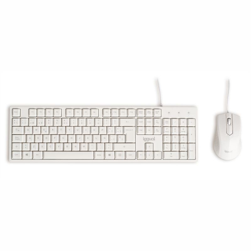 iggual Kit teclado y ratOn CMK-BUSINESS blanco