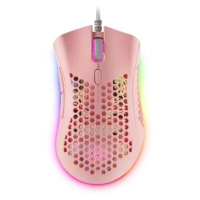 Mas Gaming RatOn MMEX 32000DPI 75G RGB PINK