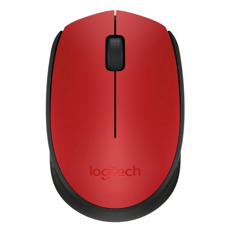 Logitech M171 RatOn Inalambrico 1000 dpi Neg/Rojo