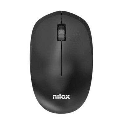 Nilox RatOn Wireless, 1000 DPI, 3 botones, Negro
