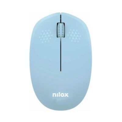 Nilox RatOn Wireless, 1000 DPI, 3 botones, Azul