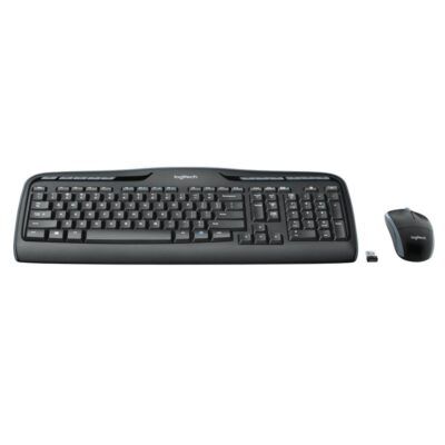 Logitech Teclado+ RatOn MK330 USB Negro