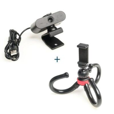 iggual Kit Webcam Quick View + mini tripode MT360