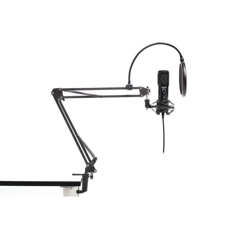 iggual MicrOfono USB con brazo ajustable Pro Voice