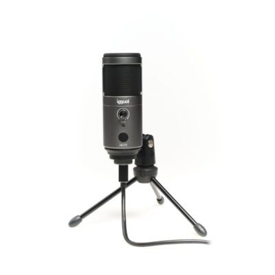 iggual MicrOfono condensador Podcasting Pro gris