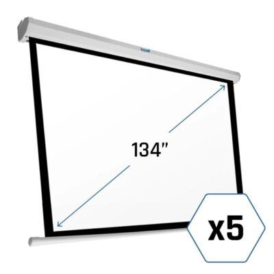 iggual Pack 5 x Pantalla 134" 4:3 240x240 elEctric