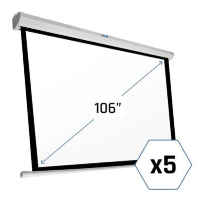 iggual Pack 5 x Pantalla 106" 16:9 234x131 elEctri