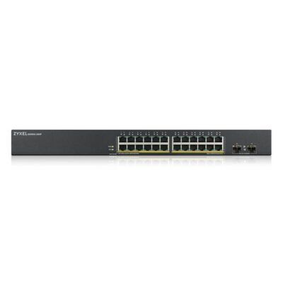ZyXEL GS1900-24HPv2 Switch L2 24xGbE PoE Rackmount