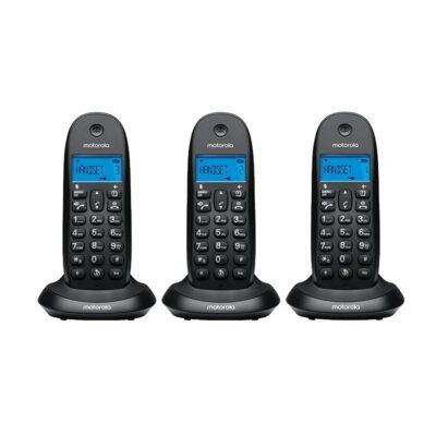 MOTOROLA C1003 CB+ Telefono DECT Negro Trio